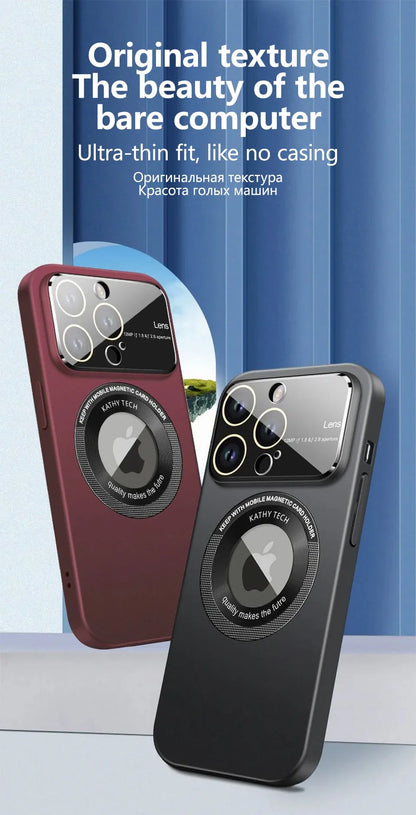 Luxury Matte Magnetic For Magsafe Wireless Charge Cases For iPhone