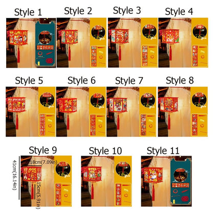 Traditional Chinese Style Spring Festival Projection Lantern Cartoon Handmade