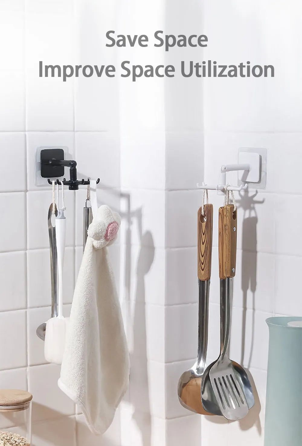 Easy-Install 360° Rotating Kitchen Hook