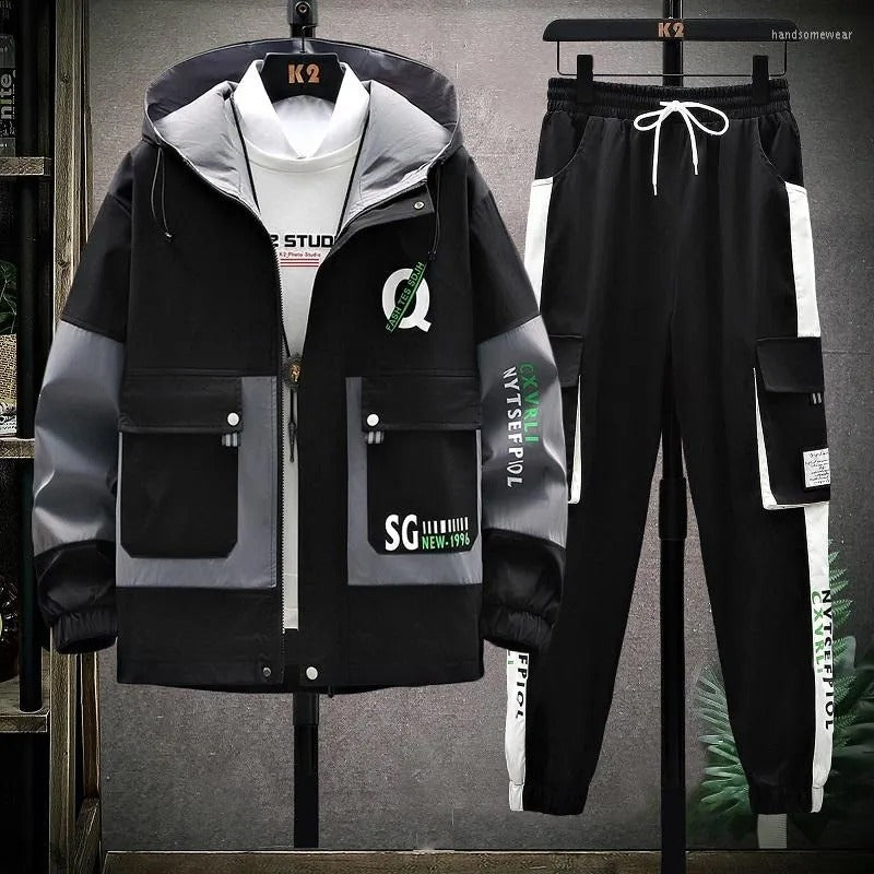 Good Luck Fashion - Cargo six pocket track suit for Men's