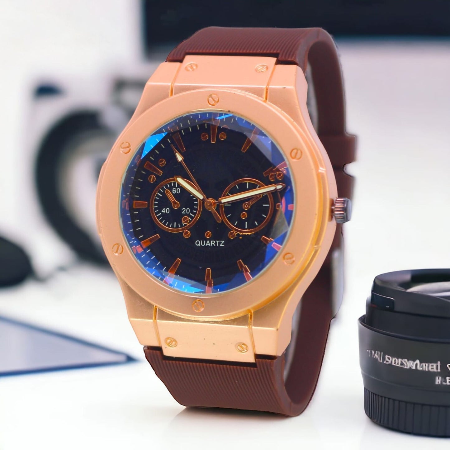 Men’s Watch For Mens Stylish and Durable design Perfect For Sports And Outdoor Activities Comfortable To Wear With Adjustable Strap