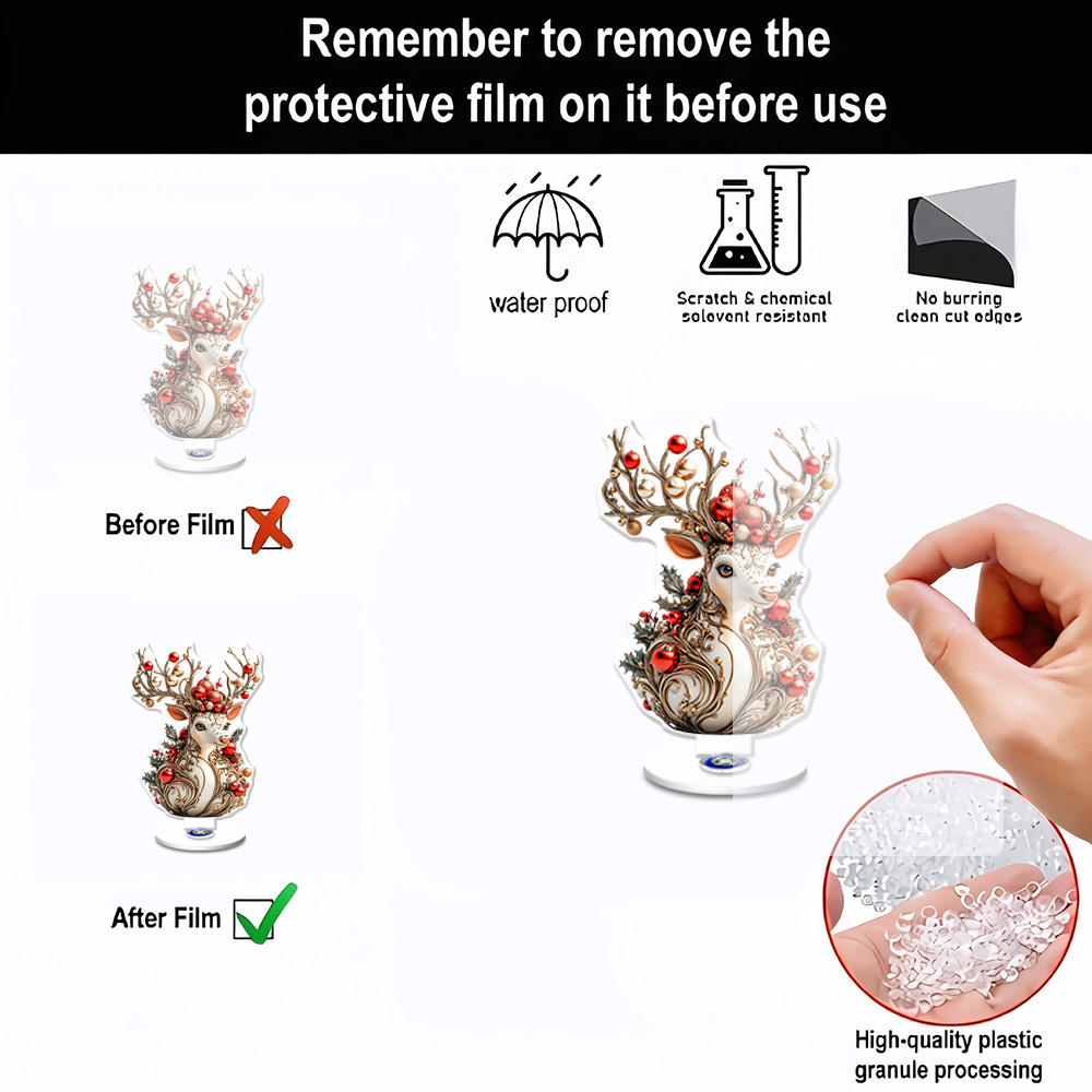 Exquisite 360 Rotatable Decoration Lightweight Holy Infant Acrylic Model.