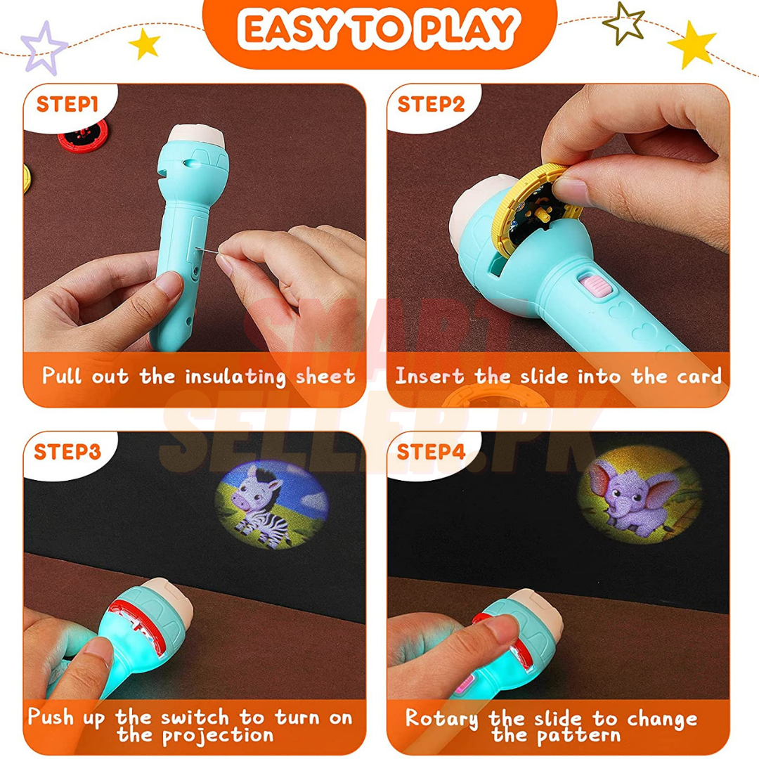 Projector Flashlight for Kids