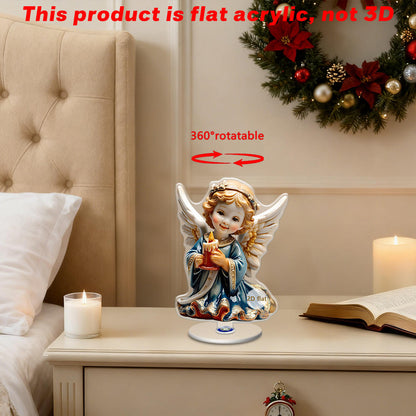 Exquisite 360 Rotatable Decoration Lightweight Holy Infant Acrylic Model.