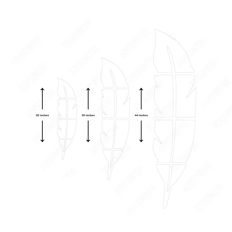 Simply Decorative Leaf Acrylic Wall Decore