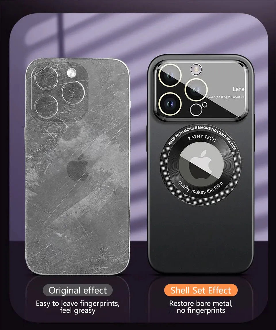 Luxury Matte Magnetic For Magsafe Wireless Charge Cases For iPhone