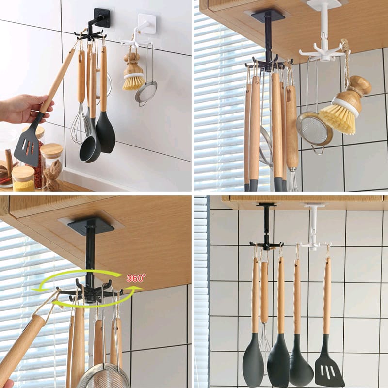 Easy-Install 360° Rotating Kitchen Hook
