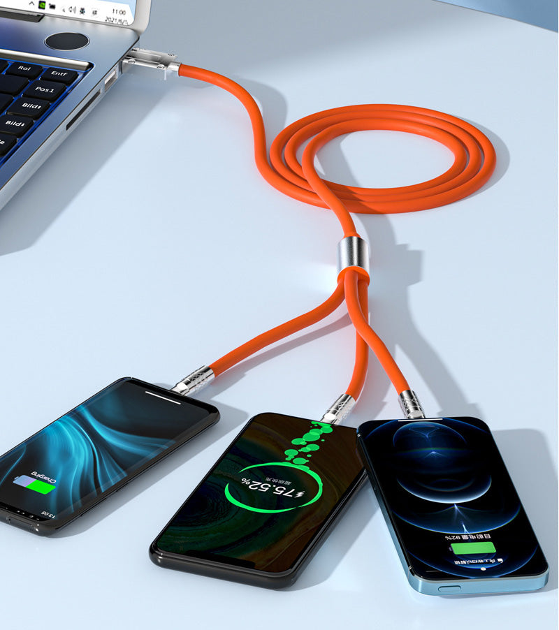 Xiaomi 120W Data Cable Fast Charging 6A 3 In 1 Type C Cable