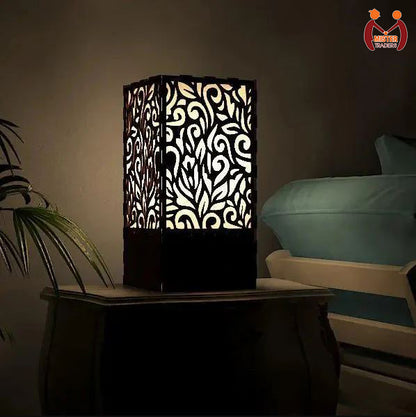 Wooden Table Lamp –