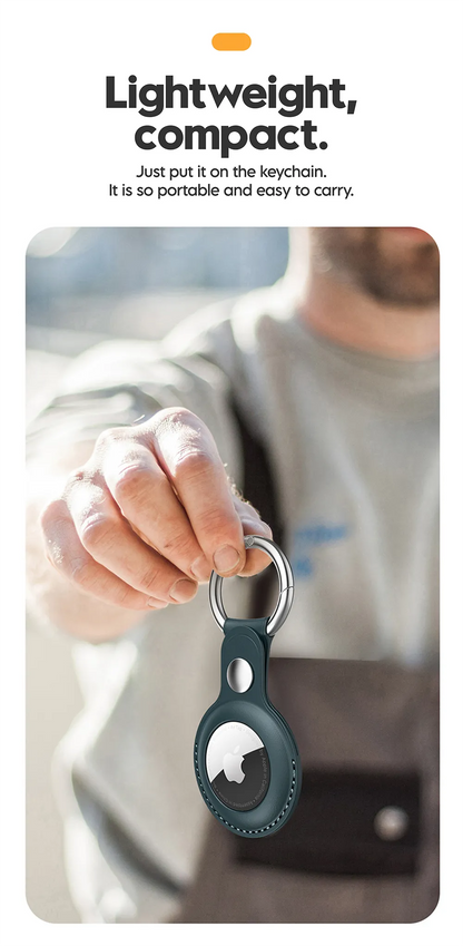 Vothoon PU Leather Case for Apple Airtag