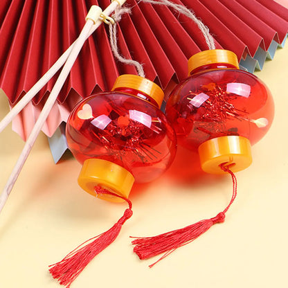 Spring Festival Lantern Chinese New Year Led Projection Lantern Toy with 3 Flash Modes