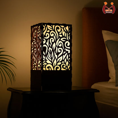 Wooden Table Lamp –