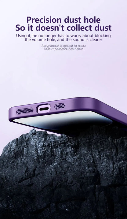 Luxury Matte Magnetic For Magsafe Wireless Charge Cases For iPhone