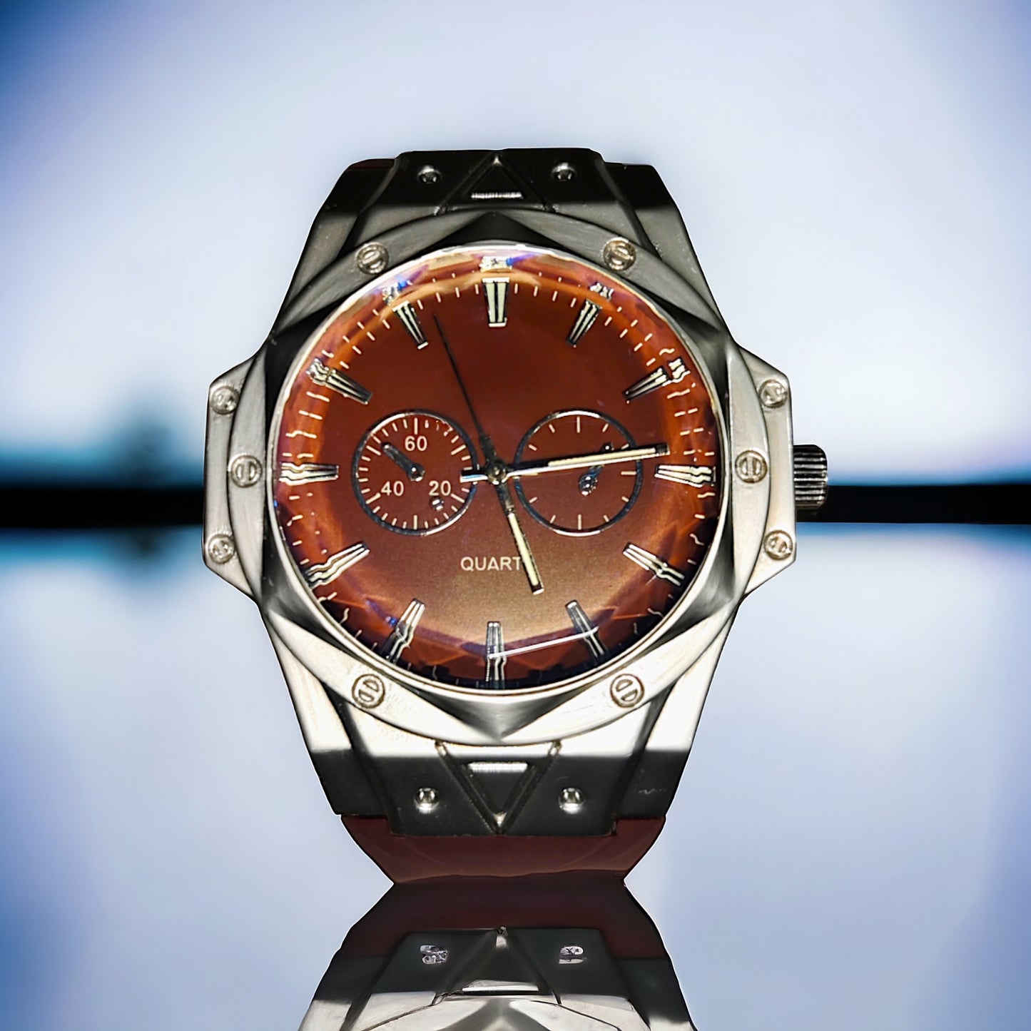 Men’s Watch For Mens Stylish and Durable design Perfect For Sports And Outdoor Activities Comfortable To Wear With Adjustable Strap