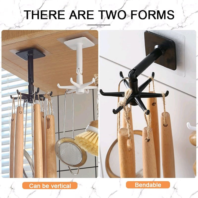 Easy-Install 360° Rotating Kitchen Hook