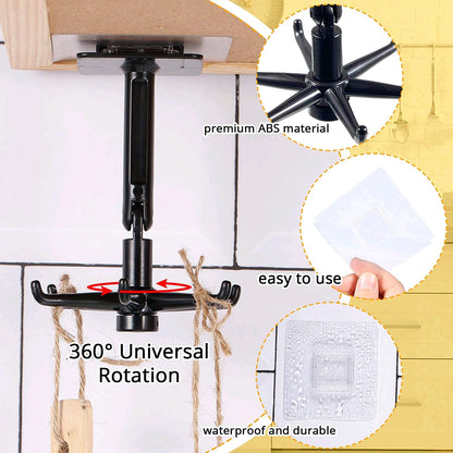 Easy-Install 360° Rotating Kitchen Hook