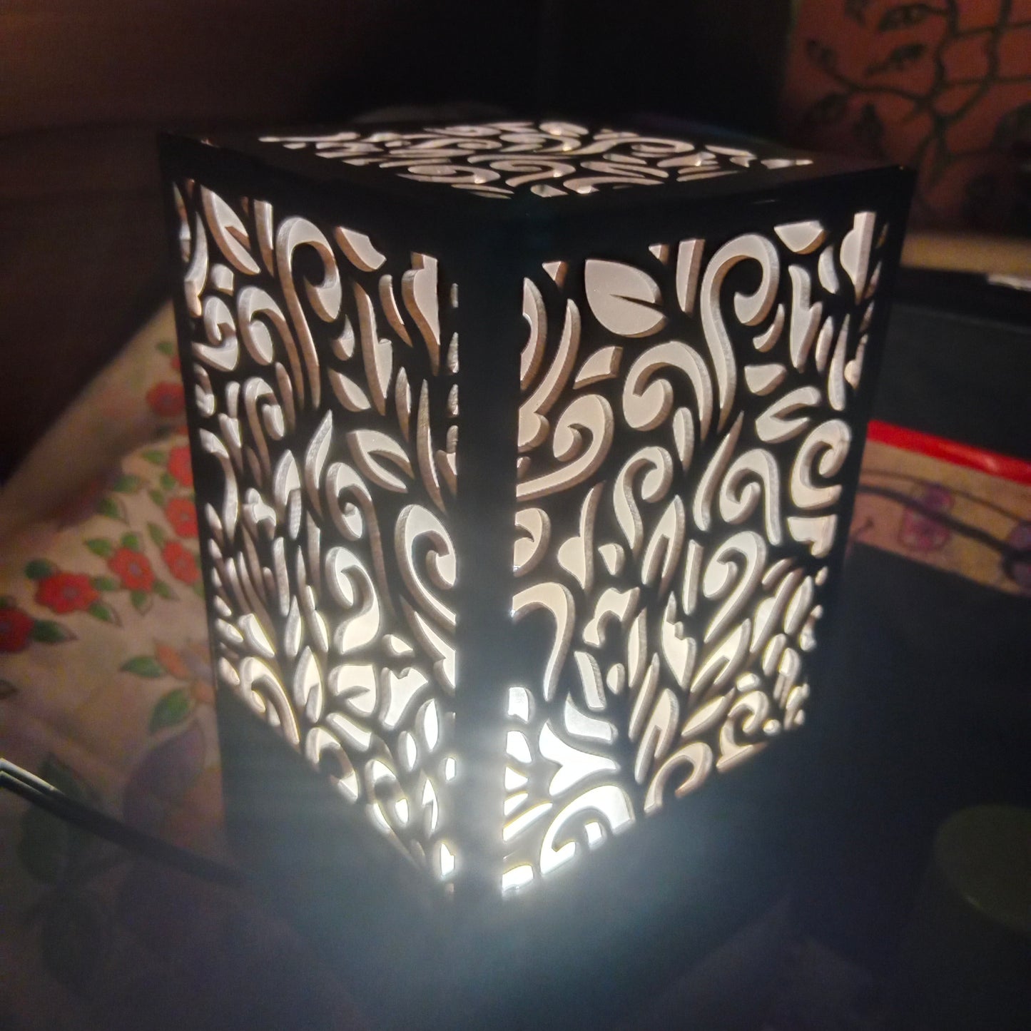 Wooden Table Lamp –