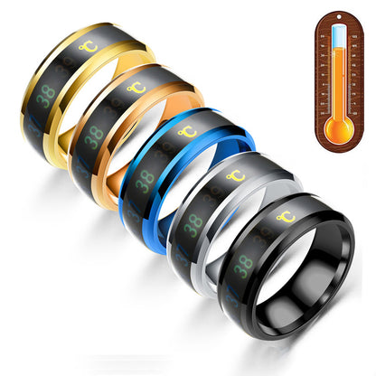 2023 Fashion Sensor Body Temperature Ring