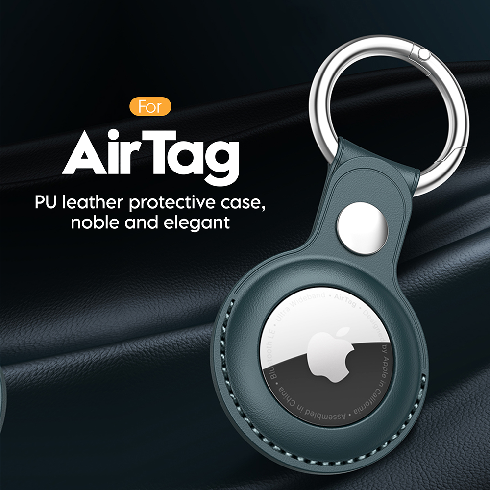 Vothoon PU Leather Case for Apple Airtag