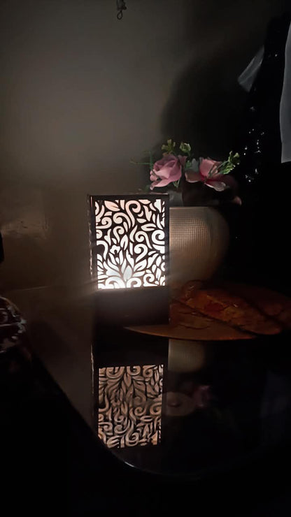 Wooden Table Lamp –