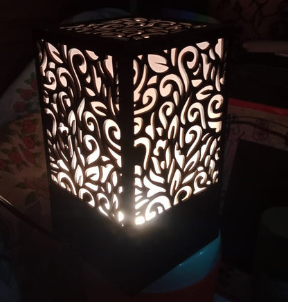 Wooden Table Lamp –