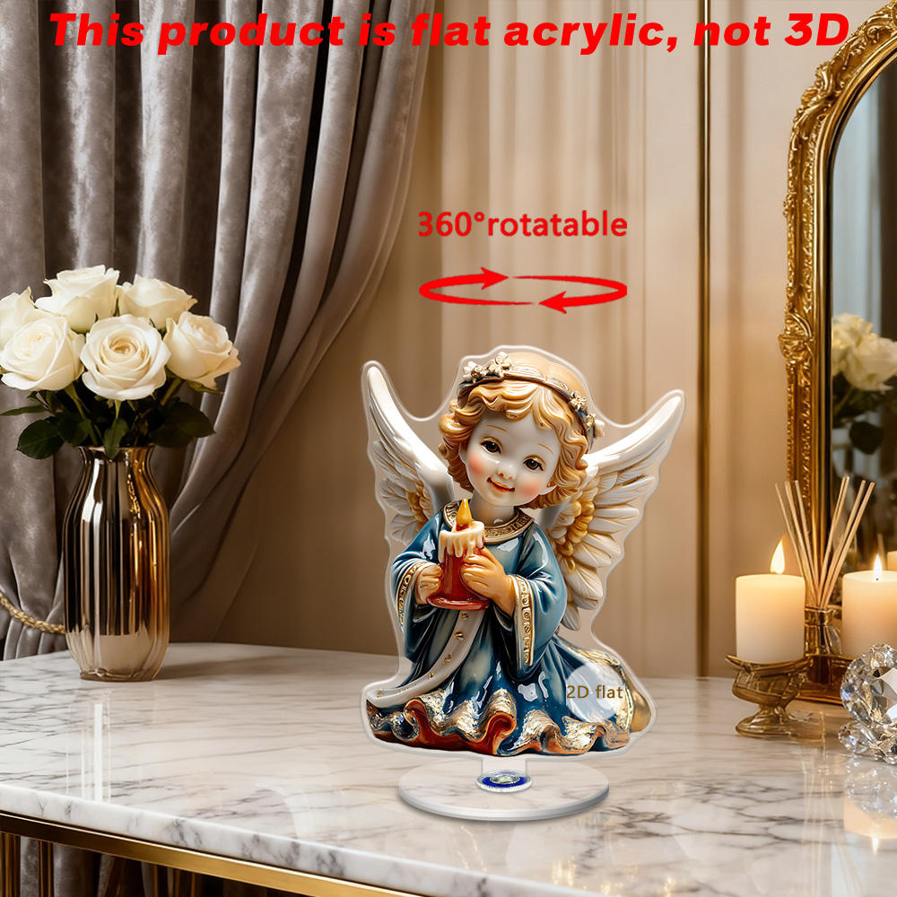 Exquisite 360 Rotatable Decoration Lightweight Holy Infant Acrylic Model.