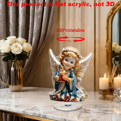 Exquisite 360 Rotatable Decoration Lightweight Holy Infant Acrylic Model.