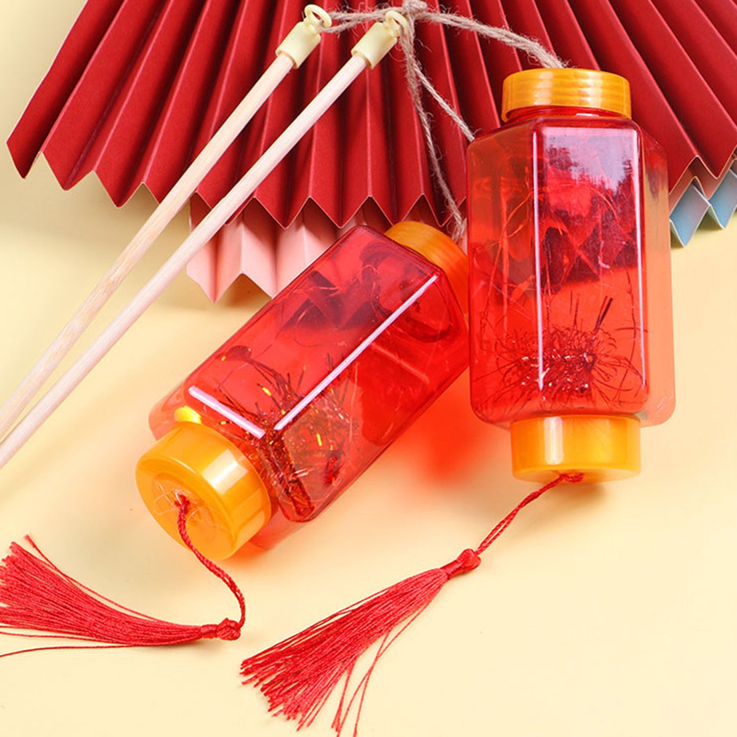 Spring Festival Lantern Chinese New Year Led Projection Lantern Toy with 3 Flash Modes