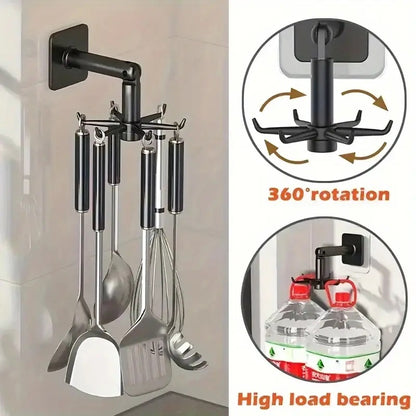 Easy-Install 360° Rotating Kitchen Hook