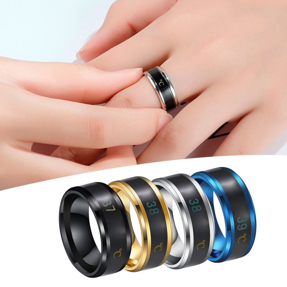 2023 Fashion Sensor Body Temperature Ring