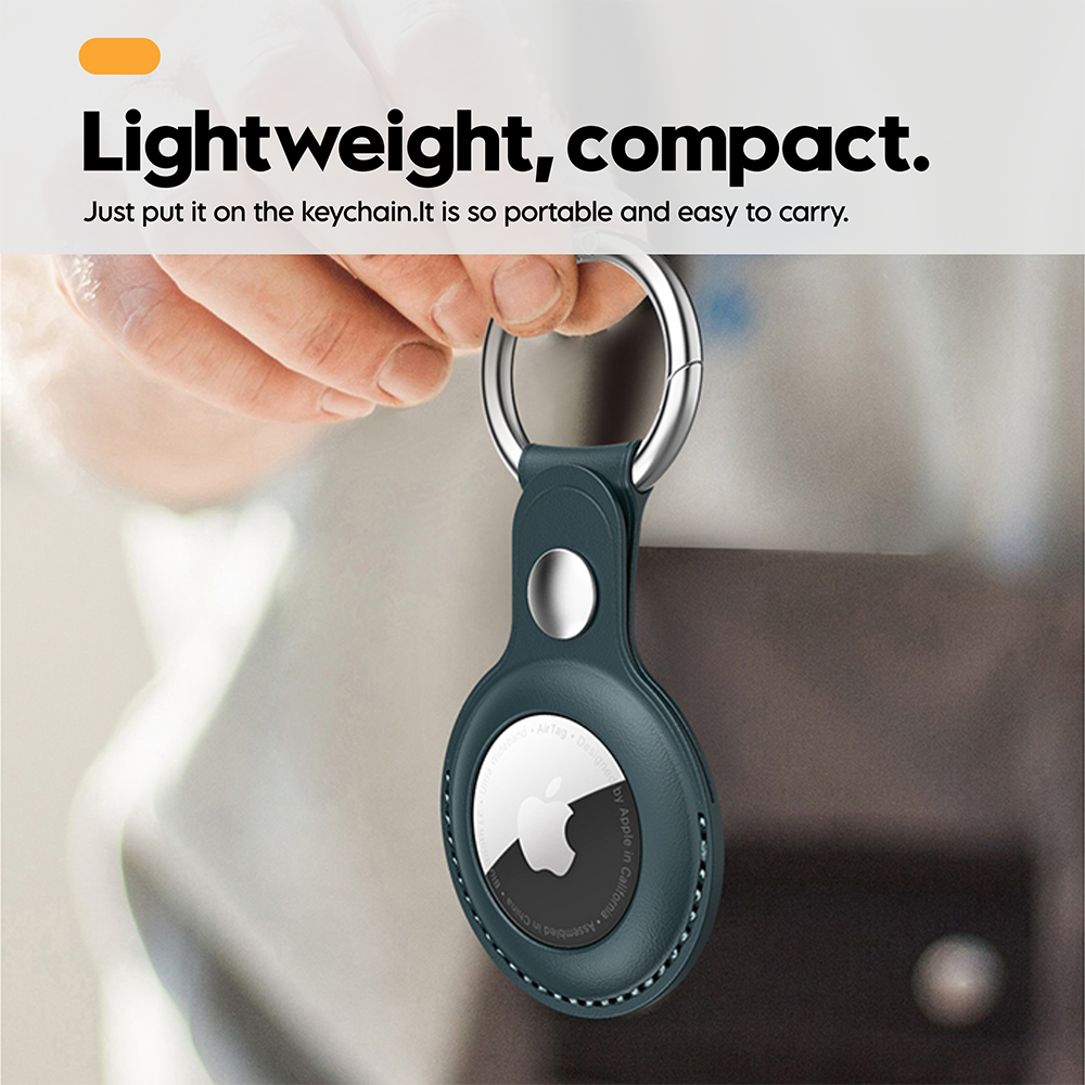 Vothoon PU Leather Case for Apple Airtag