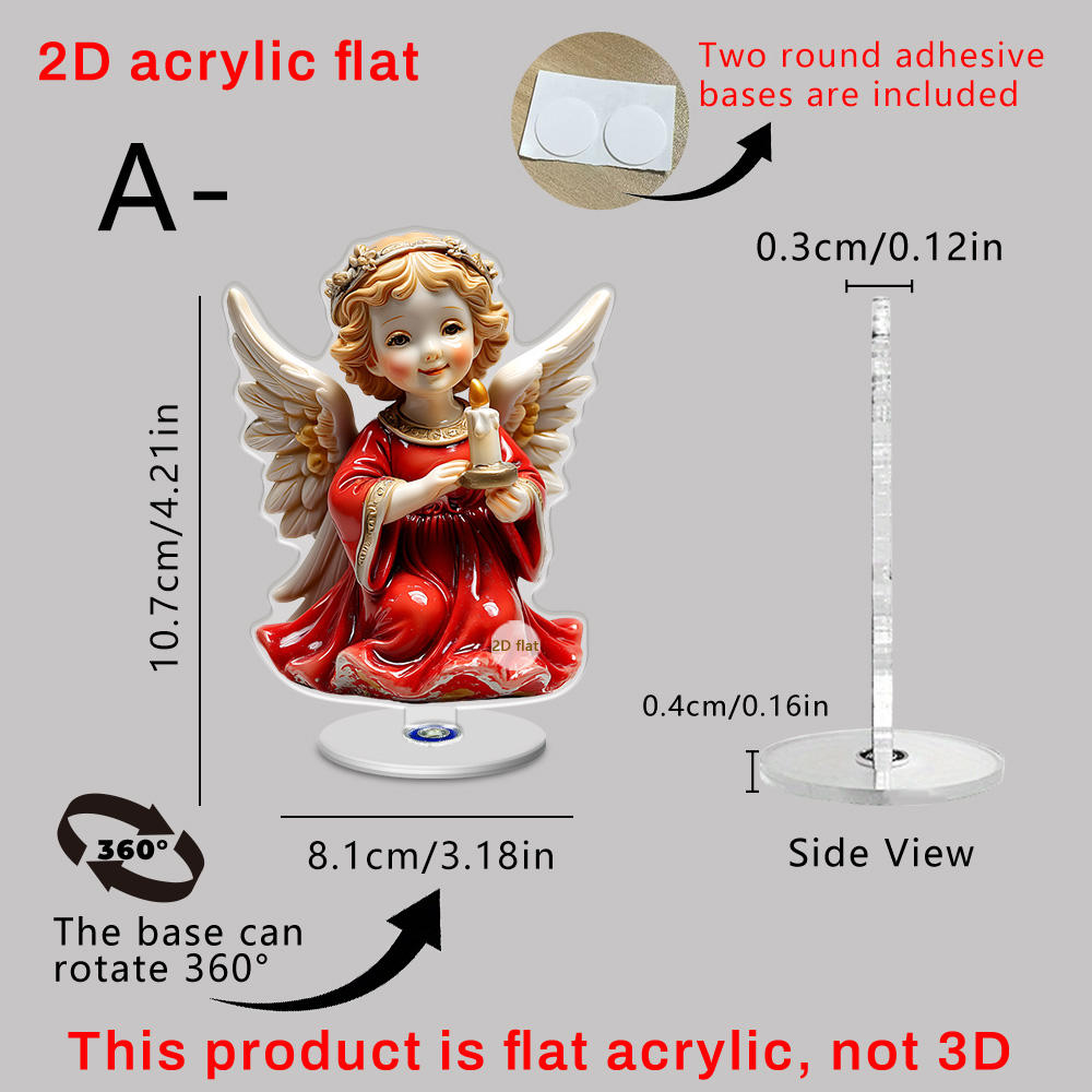 Exquisite 360 Rotatable Decoration Lightweight Holy Infant Acrylic Model.